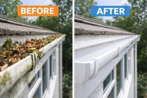 gutter cleaning in devon and cornwall - Jet Power Pressure Washing