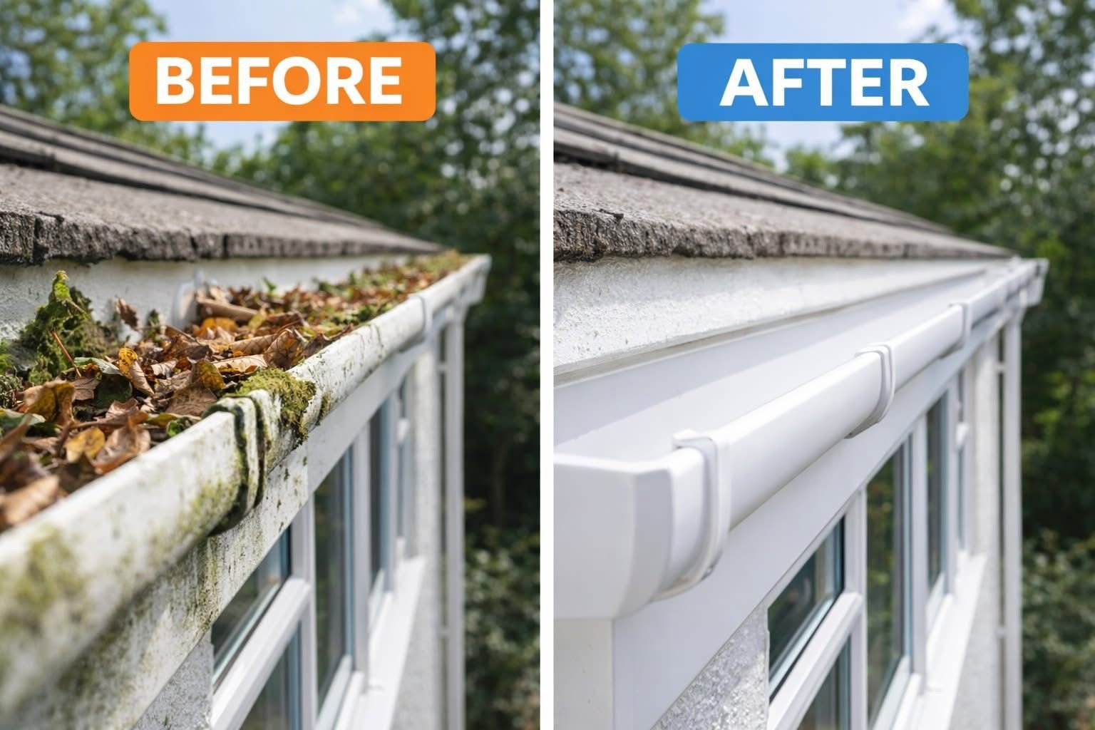 gutter cleaning in devon and cornwall - Jet Power Pressure Washing